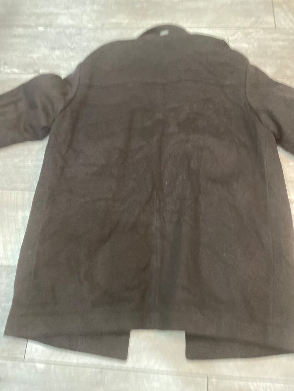 Hugo Boss Cashmere Wool Overcoat Zip Bib Brown Mens L EU 52 Poland - Picture 13 of 14